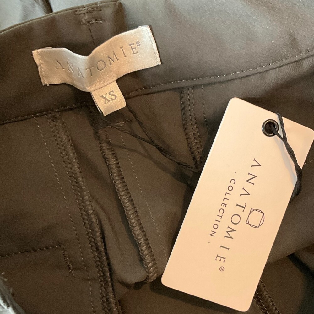 NWT Anatomie Thea Pants Gray High Rise Slim Leg Travel Golf Size XS Women's - Picture 6 of 8